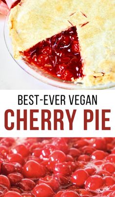 the best ever vegan cherry pie recipe