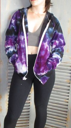 "Purple Black Tie-Dye Organic Cotton Zip Hoodie, Tie Dye Fleece Sweatshirt, Street Wear, Tie Dye Hoodie, S-2XL, Boho, Urban Chic This is a really nice quality super soft 100% Organic Cotton Fleece Zip Hoodie; made on Long Island, NY. It is a Unisex style, available from S-2XL. I tie-dye these as per your order, please give me 1-5 workdays to finish and ship your size! Color Options: -MIDNIGHT purples-black -Custom Combo CONTACT ME about a CUSTOM COMBO REQUEST! Modeled by a size 6 person, she is Purple Hooded Sweatshirt With Drawstring, Fitted Hooded Fleece Jacket Casual, Purple Hooded Fleece Sweatshirt, Purple Fleece Hooded Sweatshirt, Purple Fleece Sweatshirt For Winter, Purple Hooded Top With Ribbed Cuffs, Purple Hoodie For Sports In Fall, Purple Sports Hoodie For Fall, Purple Hoodie With Ribbed Cuffs For Fall