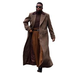 Men's Winter Warm Wool Coat Wide Peak Lapel Double Breasted Overcoat Trench Coat | eBay Fitted Long Coat For Fall, Single Breasted Long Blazer For Winter, Winter Long Single-breasted Blazer, Long Single-breasted Winter Blazer, Fall Outerwear With Double-breasted Button And Notch Lapel, Single Breasted Brown Wool Coat For Spring, Notch Lapel Double-breasted Outerwear For Fall, Brown Single Breasted Wool Coat For Spring, Long Fall Outerwear With Double Button Closure