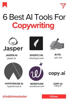 Discover 6 top copywriting tools harnessing AI's power to create captivating content, amplifying your writing potential.. #marketing #digitalmarketing #emailmarketing Social Media Growth Strategy, Copywriting Business, Copywriting Inspiration, Natural Language Processing, Marketing Copywriting, Secret Websites, Social Media Marketing Tools, Learning Websites