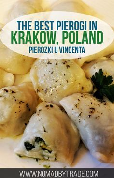 the best pierogi in krakow, poland