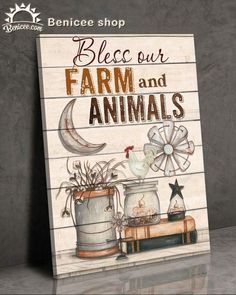 a wooden sign that says,'welcome to the farm and animals '