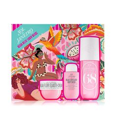 This three-piece set includes travel sizes of our Beija Flor™ Elasti-Cream and Beija Flor™ Skin-Renewing Body Wash, plus a full-size Cheirosa 68 Perfume Mist. - Beija Flor Body Oasis Body Wash - Sol de Janeiro Trending Beauty Products, Sephora Items, 68 Perfume, Elasti Cream, Fragrance Finder, Perfume Mist, Cream Lip Stain, Van Cleef & Arpels, Sephora Skin Care