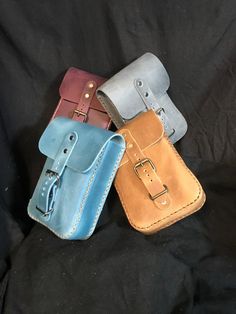 Small Leather Belt Pouch - Pick your color with buckle closure  Height: 16 cm Length: 10.5 cm Depth:3.5 cm Materials Used: 1.8-2mm Leather Wax Thread Rivets All Hand stitched. Belt Bag Leather, Leather Belt Pouch, Festival Belt, Leather Hip Bag, Belt Pouch, Hip Bag, Cambridge Satchel Company, Buckle Belt, Waist Bag