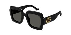 GG1547S - Gucci - Sunglasses Luxury Gucci Shield Sunglasses For Party, Designer Gucci Luxury Sunglasses, Luxury Gucci Designer Sunglasses, Gucci Tinted Sunglasses For Formal Occasions, Bday List, Luxury Eyewear, Havana Brown, Gucci Sunglasses, Black Grey