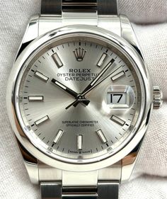 Rolex Datejust 36 Listing: $7,795 Rolex Datejust 36mm Smooth Bezel Silver Index Dial Oyster..., Reference number 126200; Steel; Automatic; Condition Very good; Year 2022; Watch with original Rolex Datejust 36mm, Rolex Datejust 1601, Rolex Datejust Men, Rolex Oyster Perpetual Day Date, Rolex Datejust Ii, Datejust Ii, Rolex 1908, Rolex 6694, Rolex 16610