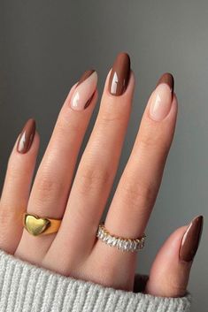 Fake Nails With Glue, Nail Arts, Nude Nails