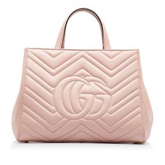 GUCCI Medium GG Marmont Matelasse Tote SatchelThis satchel features a quilted leather body, flat leather top handles, a detachable flat leather strap, an open top with a magnetic closure, an interior zip compartment, and interior zip and slip pockets.Length: 19.00cm x Width: 26.00cm x Depth: 9.00cm. Gucci Gg Marmont, Contemporary Eclectic, Gg Marmont, Pink Beige, Sierra Leone, Quilted Leather, Open Top, Brunei, Haiti