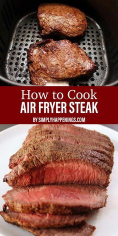 how to cook air fryer steak in the slow cooker and then it's cooked