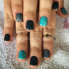 This color combo Pedicure And Manicure Ideas, Shellac Pedicure, Pedicure And Manicure, Combo Color, Pedicure Designs, Shellac Nails, Colorful Nail Designs