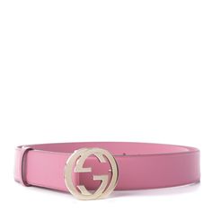 The Gucci Interlocking Gg Calfskin Belt In Pink Violet Is Crafted From 100% Smooth Leather In Italy. This Classic Belt Features A Silver-Tone Interlocking Gg Belt Buckle With A Pin In Hole Style Closure, And 5 Adjustable Sizes. Pink Violet Interlocking Gg Calfskin Belt Silver-Tone Hardware 100% Leather Interlocking Gg Buckle Pin-In-Hole Closure 2" X 2" Buckle 42" Long X 1.4" Wide Size 95 Product Number 546386 Made In Italy Gucci Marmont Bag, Gg Belt, Classic Belt, Gucci Mini, Sequin Bag, Violet Color, Elegant Bags, Change Purse, Fashion Sandals