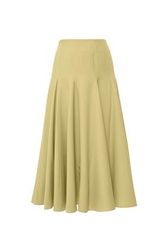 This skirt offers a timeless, sophisticated style for any wardrobe. Combining basic and classic design elements, the pleats and flared shape create a flattering silhouette that will last through any trend.