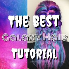 Kenra Hair Products, Galaxy Hair Color, Hair Color Placement, Blue Purple Hair, Galaxy Makeup