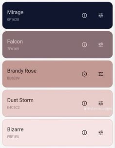 an iphone screenshot showing the different colors and font options for each item in the text box