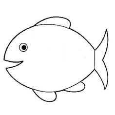 a fish that is drawn in the shape of a face, with one eye open