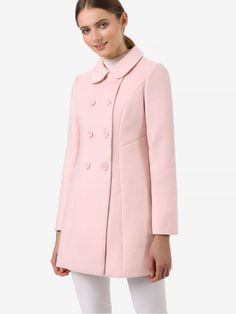 Shop Allegra K for peter pan collar double breasted long trench pea coat you are looking for, get more women's wool & pea coats for yourelf. Order now! Free Returns! Long Trench, Pink M, Wool Peacoat, Pea Coat, Pea Coats, Pan Collar, Peter Pan Collar, Peter Pan, Order Now