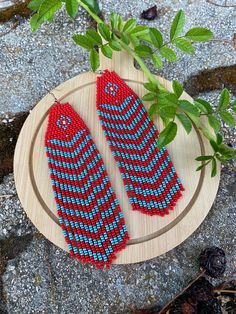 Red blue fringe earrings, red blue beaded earrings,beaded fringe earrings, long fringe earrings, seed bead earring, dangle boho earring ♥𝑇ℎ𝑒 𝑝𝑎𝑡𝑡𝑒𝑟𝑛 𝑜𝑓 𝑡ℎ𝑖𝑠 𝑒𝑎𝑟𝑟𝑖𝑛𝑔 𝑖𝑠 𝑐𝑟𝑒𝑎𝑡𝑒𝑑 𝑏𝑦 𝐾𝑎𝑍𝑒𝐵𝑒𝑎𝑑𝐽𝑒𝑤𝑒𝑙𝑟𝑦 ♥𝑀𝑎𝑑𝑒 𝑢𝑠𝑖𝑛𝑔 𝑓𝑟𝑒𝑒ℎ𝑎𝑛𝑑 𝑏𝑒𝑎𝑑𝑖𝑛𝑔 𝑤𝑜𝑣𝑒𝑛 𝑡𝑒𝑐ℎ𝑛𝑖𝑞𝑢𝑒𝑠 𝑤𝑖𝑡ℎ 𝑠𝑡𝑟𝑜𝑛𝑔 𝑠𝑦𝑛𝑡ℎ𝑒𝑡𝑖𝑐 𝑡ℎ𝑟𝑒𝑎𝑑. ♥𝑇ℎ𝑒 𝑠𝑖𝑧𝑒 𝑜𝑓 𝑡ℎ𝑒 𝑠𝑒𝑒𝑑 𝑏𝑒𝑎𝑑𝑠 𝑢𝑠𝑒𝑑 𝑖𝑠 2 𝑚𝑖𝑙𝑙𝑖𝑚𝑒𝑡𝑒𝑟𝑠 𝑎𝑛𝑑 𝑏𝑒𝑎𝑑𝑠 𝑎𝑟𝑒 ℎ𝑖𝑔ℎ 𝑞𝑢? Red Bohemian Beaded Fringe Earrings, Red Beaded Fringe Tassel Earrings, Red Tassel Earrings With Beaded Fringe, Red Beaded Fringe Tassel Earrings With Round Beads, Red Handwoven Beaded Earrings For Festival, Red Bohemian Beaded Earrings With Tassels, Bohemian Red Beaded Earrings With Tassels, Red Fringe Tassel Earrings With Round Beads, Red Tassel Earrings With Colorful Beads For Festivals