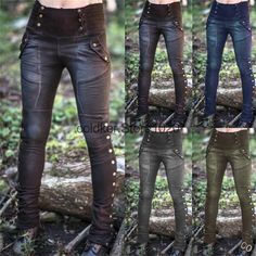 2023 Women Medieval Pirate Costume Capris Lace Pants Gothic Steampunk Corsair Half Trouser Festival Medieval Pirate, Female Pirate, Pirate Boots, Pirate Woman, Lace Pants, Gothic Steampunk, Retro Outfits, Capri, Trousers