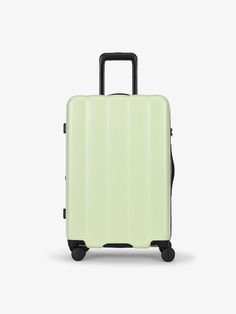 CALPAK daisy medium luggage made from an ultra-durable polycarbonate shell and expandable by up to 2";LCO1024-DAISY Hardshell Suitcase, Hard Shell Luggage, Checked Luggage, Tsa Approved, Drop Off, Shopping Trip, Mid Length, Daisy, Design