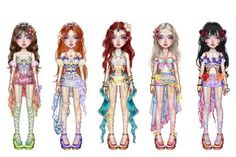 🌈colorful summer🌈 Everskies Outfits, Fashion Gal, Kpop Group, Stage Costume, Fashion Inspiration Design