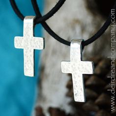 large-hammered-cross-trust-more-mens Hammered Cross Necklace, Cross Pendant Necklace Woman, Silver Casting, Silver Cross Necklace, Sterling Silver Cross Necklace, Christian Necklace, Sterling Silver Cross Pendant, Silver Cross Pendant, Neck Jewellery