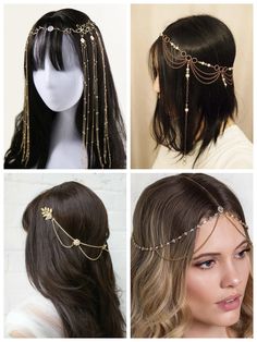 comment down that you pick Ren Fair Headpiece, Dangling Headpiece, Cute Head Pieces, How To Make Hair Jewelry, Hair Jewelry Diy, Diy Cleopatra, Gala Accessories, Crochet With Wire, Headgear Fashion