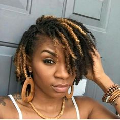 Afro Inspiration, Short Locs, Twisted Hair, Dreads Styles, Flowers Gif, Hair Locks