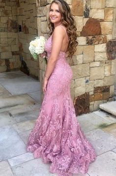 Long Lace Prom Dresses, Pink Mermaid Dress, Prom Dresses Pink, Lace Prom Dresses, Formal Prom Dresses Long, Mermaid Pink, Mermaid Prom Dresses Lace, Prom Dresses Long Pink, Mermaid Sweetheart