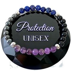 #PROTECTION Mens Unisex #GenuineGemstone #CrystalHealing #EnergyBracelet #SpiritualDiva Mala Jewelry, Healing Gemstone Bracelets, Yoga Mala, Protection Jewelry, Energy Bracelets, Evil Eye Charm, Negative Emotions, Black Tourmaline, Gemstone Healing