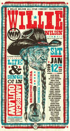 a poster for willie and his band