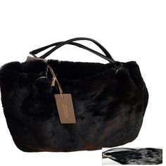 Top Zipper Closure. New Vegan Faux Fur Fluffy Handbag .. *18 W X 12 H X 4 D* *Interior Has Two Slide In Pockets.. Comes From A Smoke Pet Free Environment. Elegant Evening Bags With Faux Fur Lining, Elegant Rectangular Shoulder Bag With Faux Fur Lining, Rectangular Shoulder Bag With Faux Fur Lining For Shopping, Luxury Bags With Faux Fur Lining For Everyday Use, Elegant Evening Shoulder Bag With Faux Fur Lining, Black Rectangular Bag With Faux Fur Lining, Rectangular Travel Shoulder Bag With Faux Fur Lining, Chic Travel Shoulder Bag With Faux Fur Lining, Shoulder Bag With Faux Fur Lining