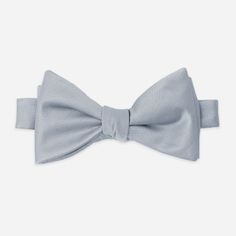 Our Herringbone Vow style is a bestseller and has been a favorite for years. Pick up the Herringbone Vow Bow Tie in dusty blue today. | Men's Tie Bar: Herringbone Vow Dusty Bow Tie - Self-Tie - Regular, In Blue, Silk, Solid Dusty Blue Bow Tie, Blue Bow Tie, Silk Bow Ties, Silk Bow, Men's Tie, Tie Bar, Blue Bow, Blue Silk, Dusty Blue