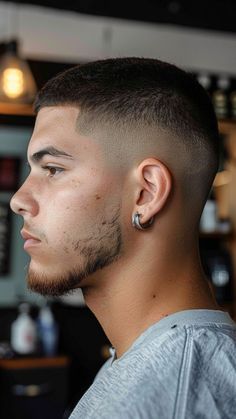 Fade Focus: 27 Hairstyles That Showcase Men's Confidence Buss Cut Fade Men, Short Hair Cuts Men Fade, Low Taper Buzz, White Boy Buzz Cut, Low Taper Fade Buzz Cut, Clean Cut For Men, Men’s Buzz Cut Taper, Buzz Cut Low Taper, Low Taper Buzzcut