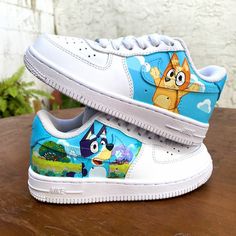 credit to art force Tenis Air, Tenis Air Force, Bingo Funny, Bluey Bingo, Waterproof Paint, Air Force 1s