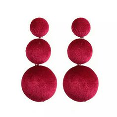 Missing Backs Brand New Red Velvet Color, Zara Earrings, Women Entrepreneurship, Zara Jewelry, Ball Drop, Velvet Color, Earrings Red, Square Earrings, Jewelry Stand