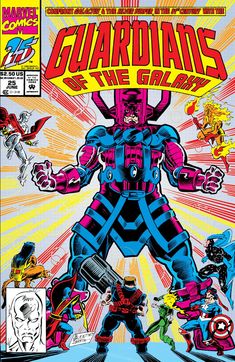 an image of a comic book cover with the title's character surrounded by other characters