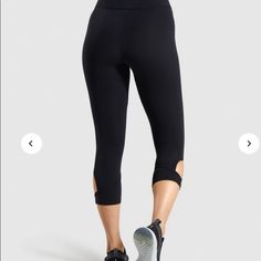 New With Tags Gymshark Studio Cropped Leggings Black Leggings Gymshark Fraction Leggings, Gymshark Black, Gymshark Leggings, Leggings Shop, Cropped Leggings, Black Leggings, Colorful Leggings, Pant Jumpsuit, Capri Pants