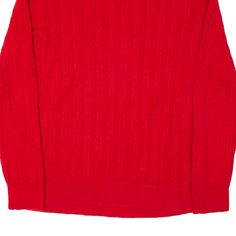 Item is in good used condition. >Size: 2XL >Armpit To Armpit: 20" >Armpit To Cuff: 19" >Collar To Hem: 29" Classic Red Crew Neck Sweater, Classic Red Sweater With Ribbed Collar, Red Long Sleeve Polo Sweater For Winter, Casual Red Polo Sweater For Winter, Red Cable Knit Crew Neck Top, Red Cable Knit Crew Neck Sweater, Red Cable Knit Tops, Tommy Hilfiger Jumper, Wholesale Shoes