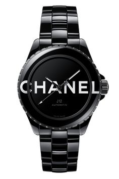 Black highly resistant ceramic and steel... Chanel Watch J12, Chanel J12, Chanel Watch, Chanel Store, Couture Mode, Limited Edition Watches, Shopping Chanel, Chanel Jewelry, Watches Women Fashion