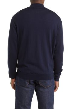 Dependable softness and shape retention mean lasting style and comfort in this rich merino wool–blend pullover with a quarter-zip placket for quick ventilation. Stand collar 75% merino wool, 25% lyocell Hand wash, dry flat Imported Peter Millar, Stand Collar, Quarter Zip, Merino Wool, Wool Blend, Men Sweater, Nordstrom, Crown, Wool