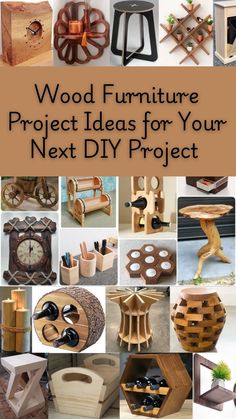 Wood Furniture Project Ideas for Your Next DIY Project