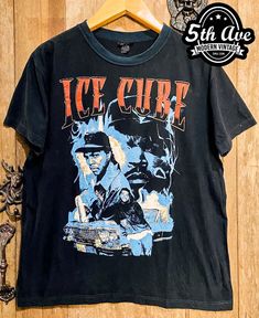 #IceCube #rapper #hiphop #politicalhiphop #gangstarap #tee #tshirt #streetwear #vintagereprint #vintaget #y2k #shopvintage #thrift #thriftshop #90sstyle #vintageclothing #vintaget #bootleg 90s Tshirt Design, Ice Cube Music, Vintage Rock T Shirts, Vintage Band Shirts, Vintage Band T Shirts, Tshirt Streetwear, 90s Tshirt, Red Letters, Vintage Band Tees