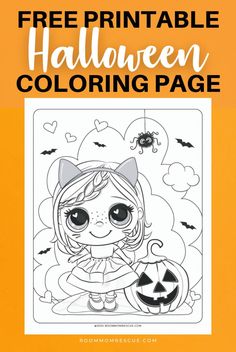 This cute coloring page is perfect for kids who want to get into the Halloween spirit! It's a fun activity for kids of all ages, and it's a great way to incorporate Halloween school activities in October. Halloween School Activities, Fun Halloween Activities, Halloween Class Party, Halloween Crafts Preschool, Grade Spelling, Halloween Words