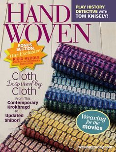 the front cover of hand woven magazine