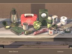 there are many items that can be found on the table in this game, including coffee cups and other things