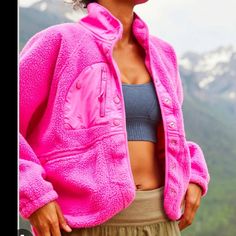 Hit The Slopes Fleece Both In Excellent Condition Price Is For Each Raspberry And Neon Pink I Believe Are The Color Names