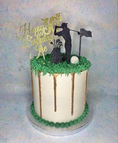 Cake topper set golf Golf Cakes For Men, Boyfriend Cake, Golf Birthday Cake, 40th Birthday Cakes For Men, Golf Cake Toppers