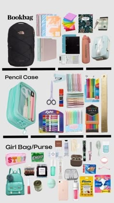 Bag Essentials School, Outfits Middle School, School Outfits Middle School