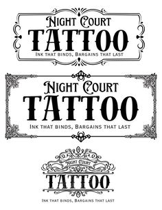 three different type of tattoo labels