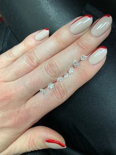 Kate’s side french manicure X loose diamonds for Diamond Ones Collection Loose Diamonds, Nails, Stone, Art